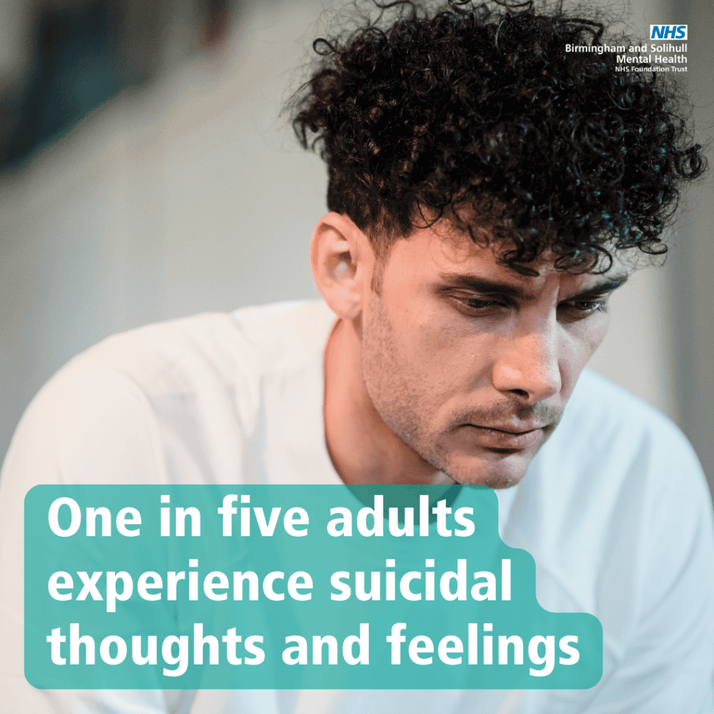 one in five adults experience suicidal thoughts and feelings 