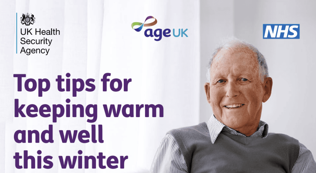 Top tips for keeping warm and well this winter