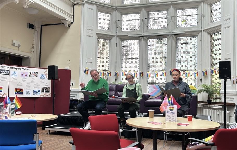 At BSMHFT we celebrated Valentine’s Day with an LGBTQ+ History Month event