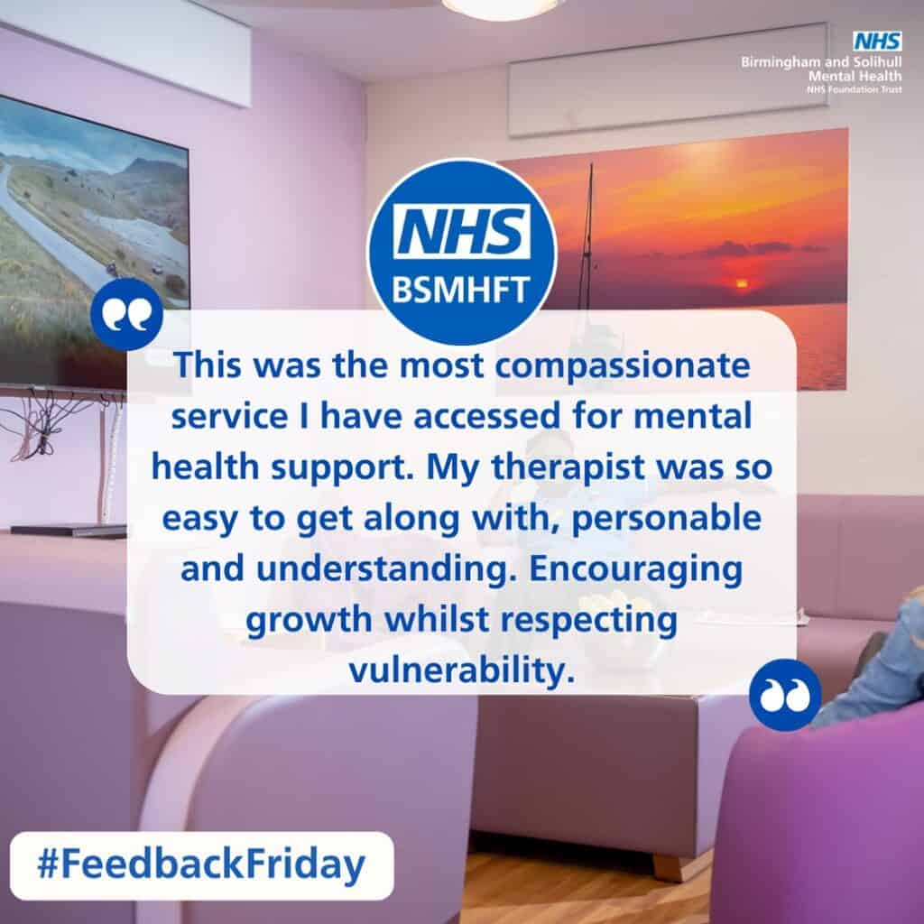 Feedback Friday – Art Psychotherapy team